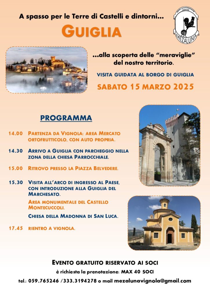 A spasso per le Terre dei Castelli e dintorni: Guiglia
