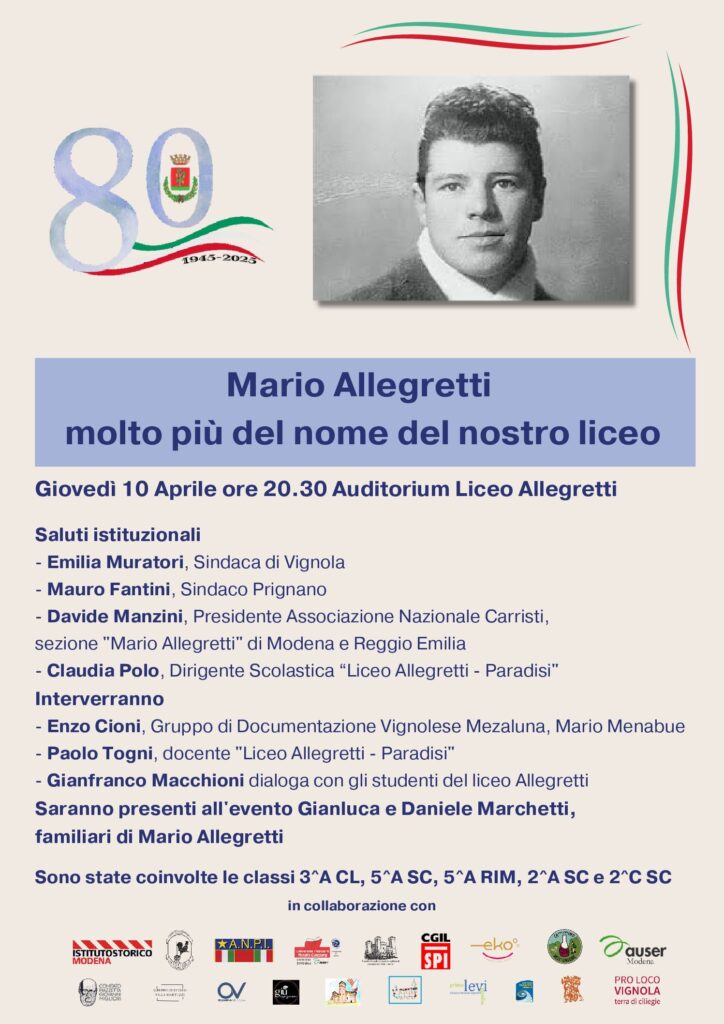 Mario Allegretti molto più del nome del nostro liceo