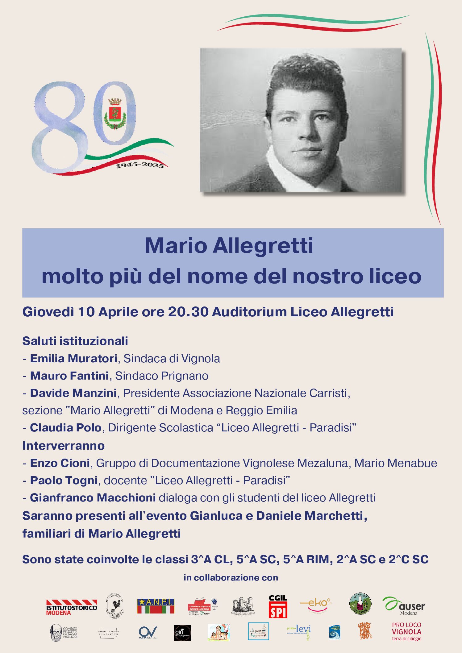 Mario Allegretti molto più del nome del nostro liceo